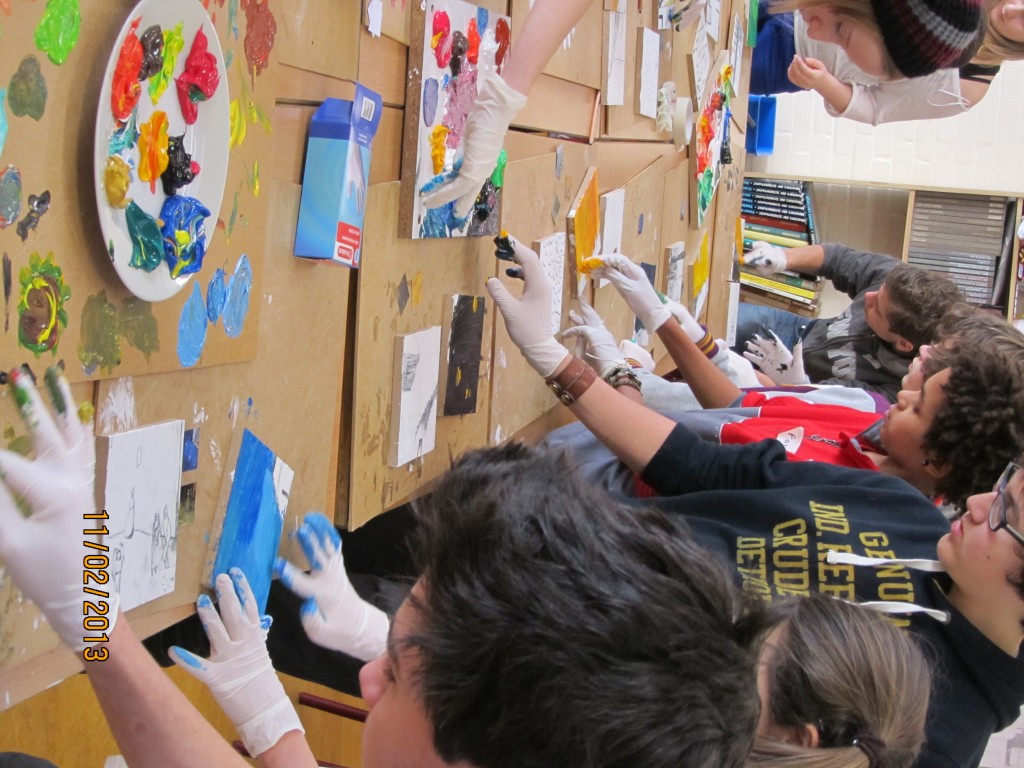 Schilderprojekte aan de hand van van Gogh schilderijen